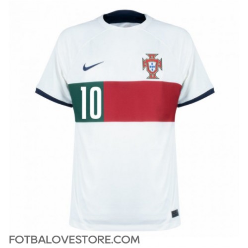 Portugalsko Bernardo Silva #10 Venkovní Dres MS 2022 Krátkým Rukávem